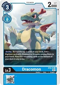 Dracomon (Starter Deck 08: Ulforce Veedramon) — Digimon Card Game Card Value