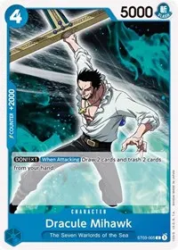 Dracule Mihawk (Starter Deck 3: The Seven Warlords of The Sea)