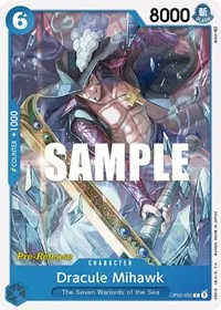 Dracule Mihawk (Paramount War Pre-Release Cards) — One Piece Card Game Card Value