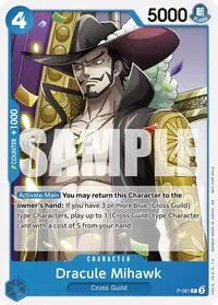 Dracule Mihawk OP11 Release Event (One Piece Promotion Cards)