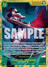 Dracule Mihawk OP14 119 (The Azure Sea's Seven)