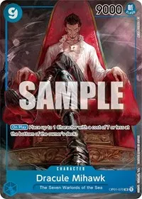 Dracule Mihawk Parallel (Romance Dawn) — One Piece Card Game Card Value