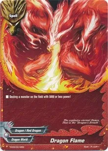 Dragon Flame (Trial Deck: Dragonic Force) — Future Card BuddyFight Card Value