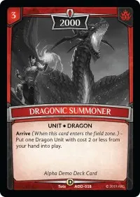 Dragonic Summoner (Alpha Demo Intro Decks)