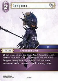 Dragoon (Journey of Discovery) — Final Fantasy TCG Card Value