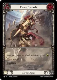 draw swords blue (Blitz Deck: Heavy Hitters - Kassai)
