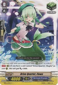 Drive Quartet Flows (EB02 - Banquet of Divas) — Cardfight Vanguard Card Value
