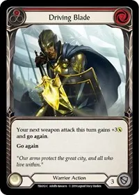 Driving Blade Red (Hero Deck: Dorinthea)