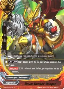 Drum Bunker Dragon (Character Pack Vol.1: Burning Valor) — Future Card BuddyFight Card Value