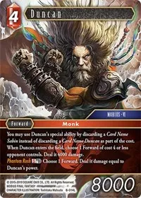 Duncan (Opus VIII) — Final Fantasy TCG Card Value