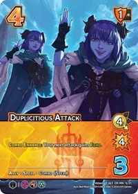 Duplicitious Attack Alternate Art (Challenger Series: Vox Machina and Mighty Nein)
