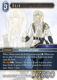Dusk (Opus XII) — Final Fantasy TCG Card Value