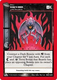 Dusks Omen (UFO: First Edition) — MetaZoo Card Value