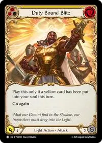 Duty Bound Blitz Yellow (Compendium of Rathe)