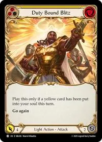 Duty Bound Blitz Yellow (Silver Age Chapter 3)