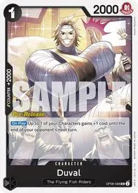 Duval (Two Legends Pre-Release Cards)
