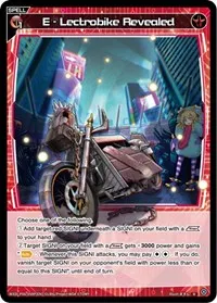 E Lectrobike Revealed Parallel Foil (Welcome Back Diva -selector-) — WIXOSS Card Value