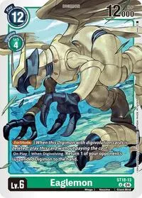 Eaglemon (Starter Deck 18: Guardian Vortex) — Digimon Card Game Card Value
