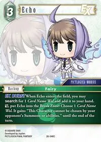 Echo EX (Gunslinger in the Abyss) — Final Fantasy TCG Card Value
