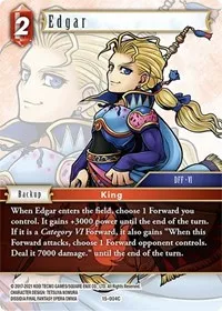 Edgar (Crystal Dominion) — Final Fantasy TCG Card Value