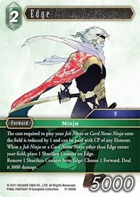 Edge (Opus XI) — Final Fantasy TCG Card Value