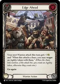 edge ahead red (Heavy Hitters) — Flesh & Blood TCG Card Value