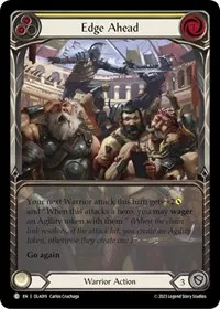 edge ahead yellow (Blitz Deck: Heavy Hitters - Olympia)