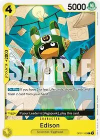 Edison (500 Years in the Future) — One Piece Card Game Card Value