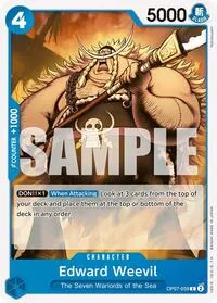 Edward Weevil (500 Years in the Future) — One Piece Card Game Card Value