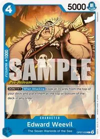 Edward Weevil (500 Years in the Future Pre-Release Cards)