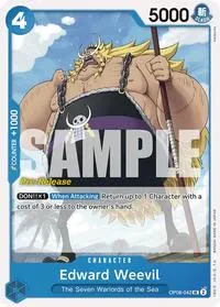 Edward Weevil (Two Legends Pre-Release Cards)