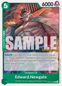 EdwardNewgate (Royal Blood Release Event Cards) — One Piece Card Game Card Value