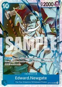 EdwardNewgate (Carrying On His Will) — One Piece Card Game Card Value