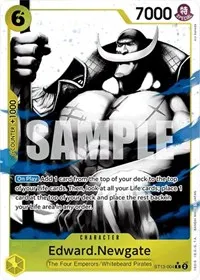 EdwardNewgate Parallel (Ultra Deck: The Three Brothers) — One Piece Card Game Card Value