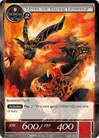 Efreet the Blazing Elemental (Starter Deck: Wolves of the Raging Flames)