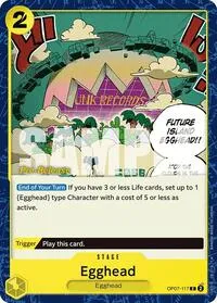 Egghead (500 Years in the Future Pre-Release Cards) — One Piece Card Game Card Value