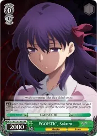 EGOISTIC Sakura BCS 2019 (Bushiroad Event Cards)