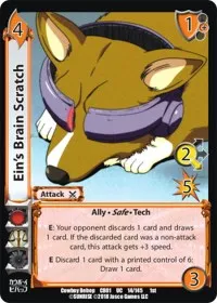 Eins Brain Scratch (Cowboy Bebop) — UniVersus Card Value