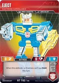 Eject Electronic Surveillance (Blaster VS Soundwave Box Set 35th Anniversary Edition)