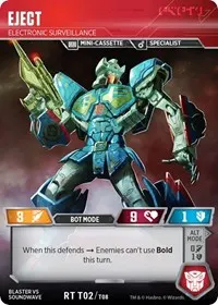 Eject Electronic Surveillance (Blaster VS Soundwave Box Set)