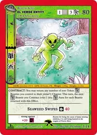 El Verde Entity (UFO: First Edition Tribal Theme Decks) — MetaZoo Card Value