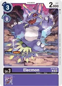 Elecmon (Starter Deck 16: Wolf of Friendship)