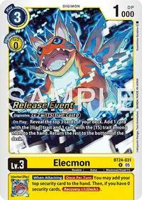 Elecmon (Time Stranger Release Event Cards)