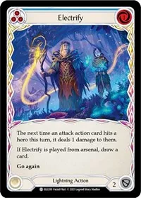 Electrify Blue (Tales of Aria) — Flesh & Blood TCG Card Value