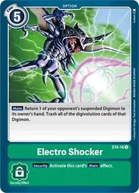 Electro Shocker (Starter Deck 04: Giga Green) — Digimon Card Game Card Value