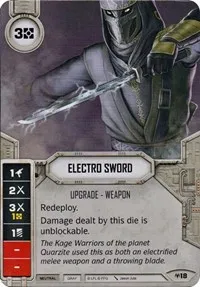 Electro Sword (Allies of Necessity) — Star Wars Destiny Card Value