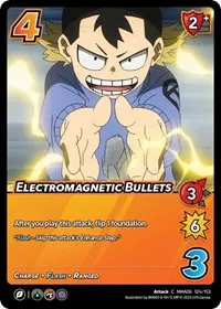 Electromagnetic Bullets (UniVersus: My Hero Academia: Jet Burn)