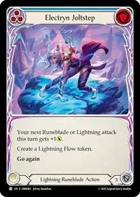 Electryn Joltstep Blue (Omens of the Third Age) — Flesh & Blood TCG Card Value