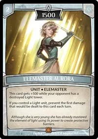 Elemaster Aurora (Echoes of Hokken) — Argent Saga TCG Card Value