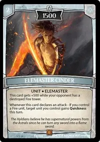 Elemaster Cinder (Echoes of Hokken)